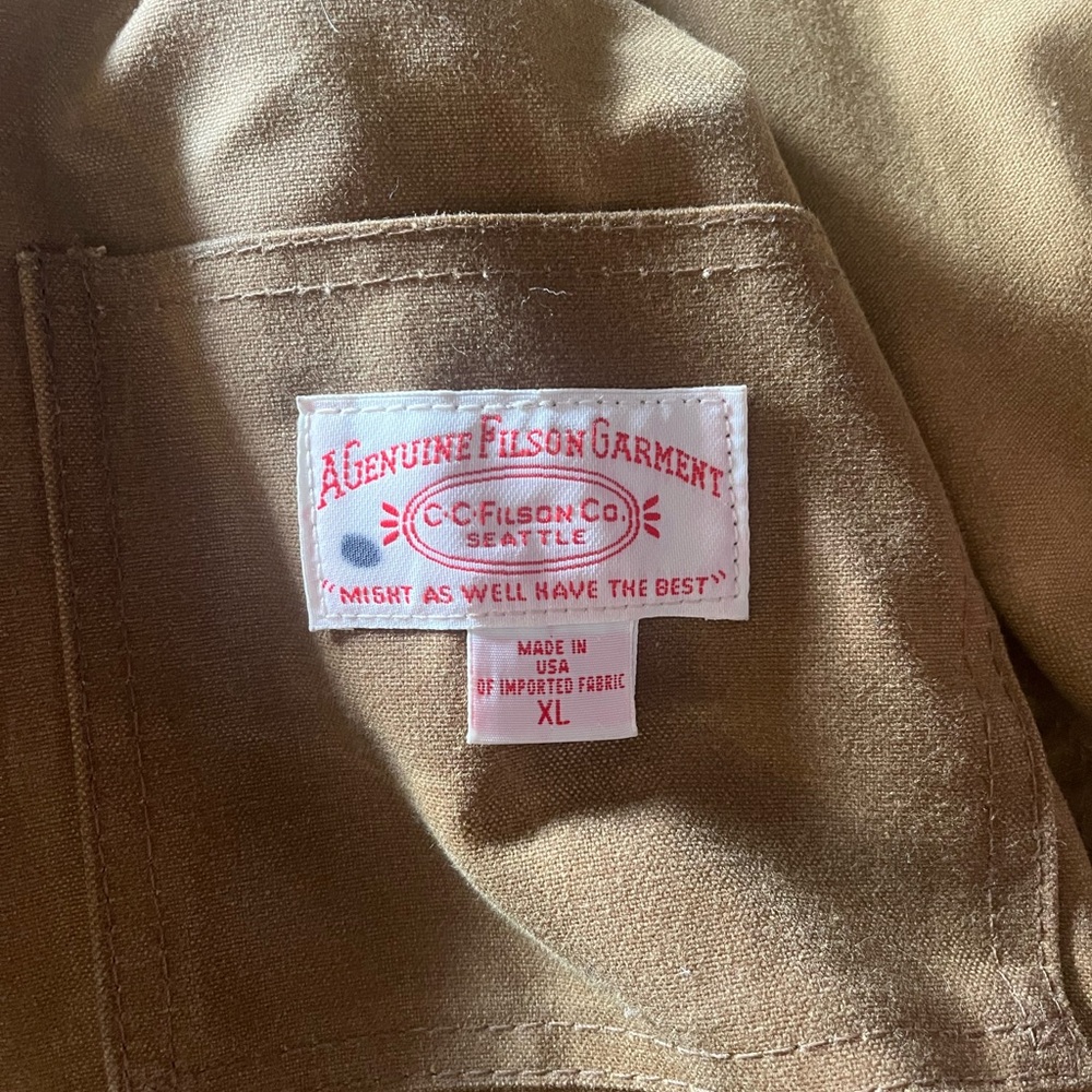 Filson Tin Cloth Packer Jacket - Picture 2 of 6